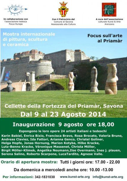 Focus sull'Arte al Priamar, Savona 2014